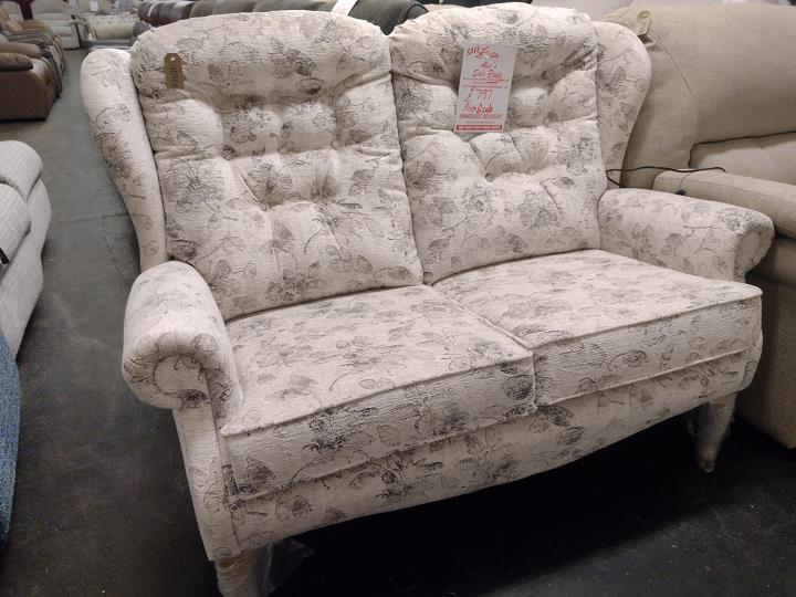 Elegant Floral 2-Seater Sofa for Mature Customers