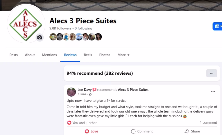 Why our Customers keep coming back to Alec’s