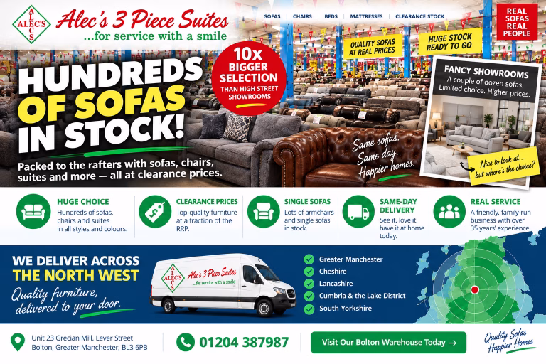 Why more choice matters when Buying a Sofa