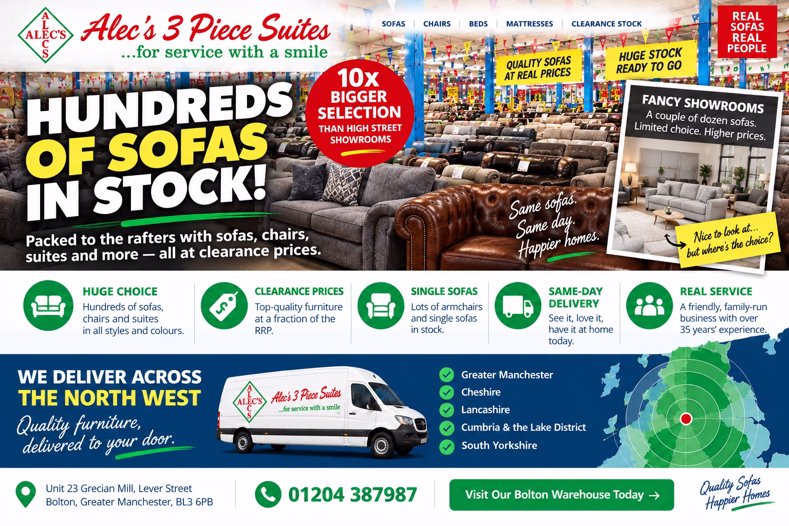 Alec’s Huge Sofa Selection