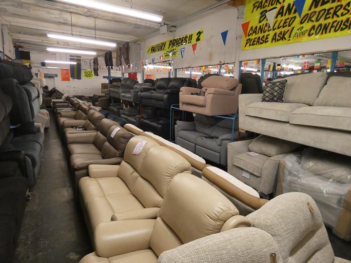 Sofa #16533 at Alec's clearance warehouse, Bolton