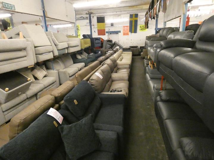 Sofa #16397 at Alec's clearance warehouse, Bolton