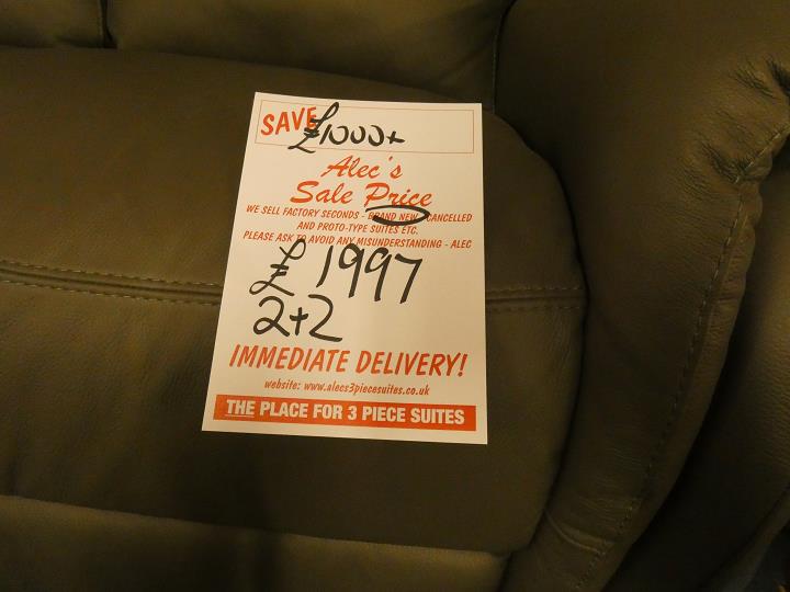 Sofa #16362 at Alec's clearance warehouse, Bolton