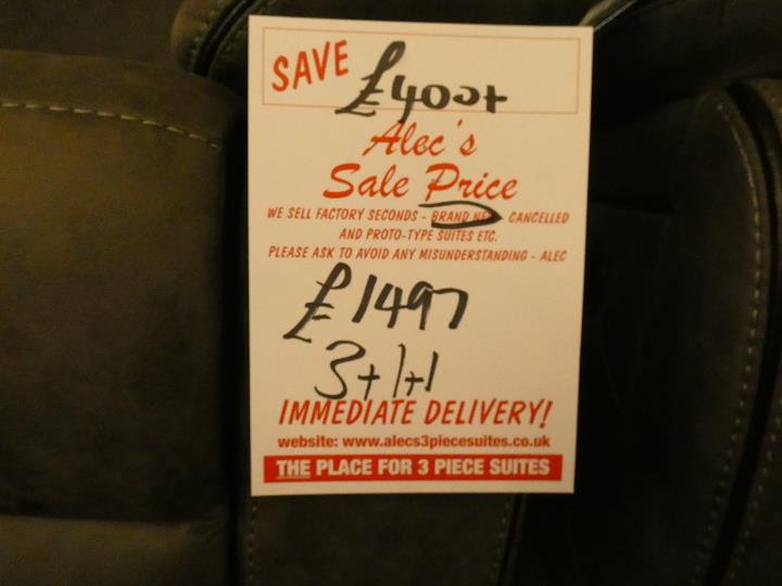 Sofa #16333 at Alec's clearance warehouse, Bolton