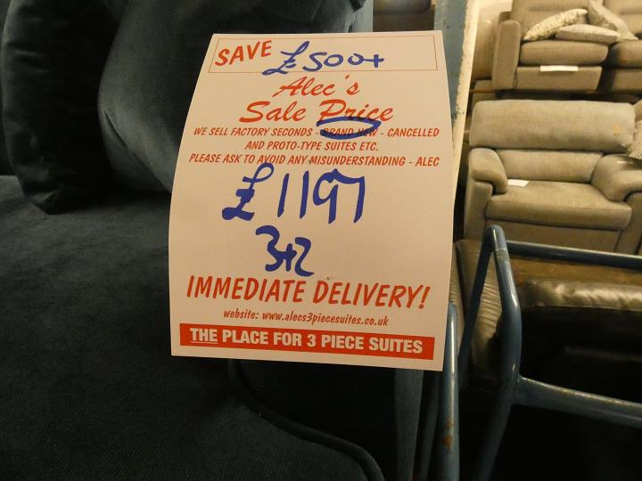 Sofa #16317 at Alec's clearance warehouse, Bolton