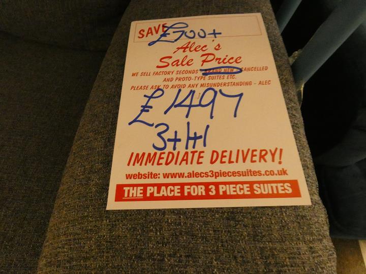 Sofa #16318 at Alec's clearance warehouse, Bolton