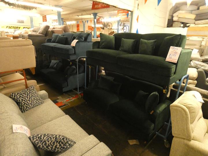 Sofa #16261 at Alec's clearance warehouse, Bolton