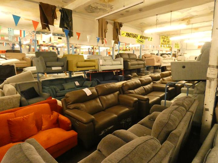 Sofa #16166 at Alec's clearance warehouse, Bolton