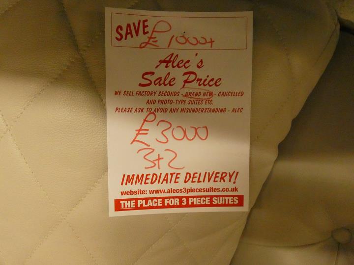 Sofa #16134 at Alec's clearance warehouse, Bolton