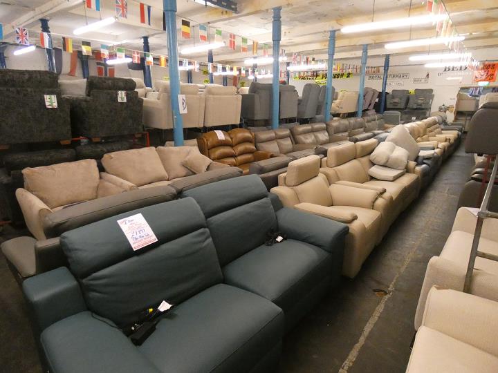 Sofa #15069 at Alec's clearance warehouse, Bolton