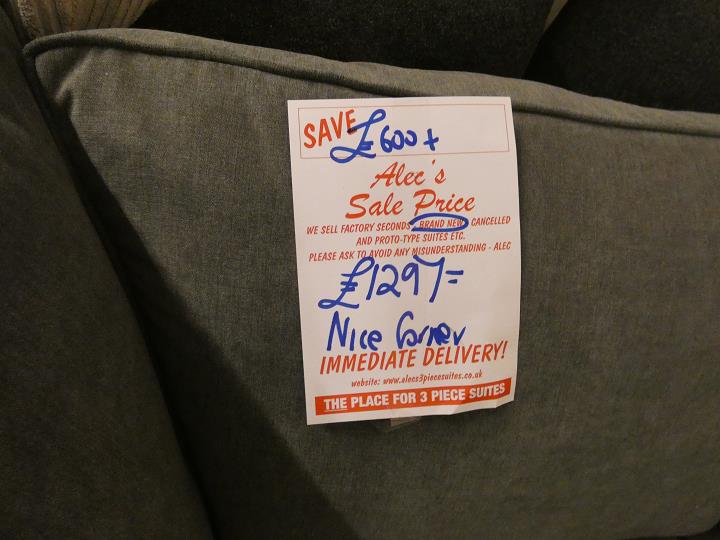 Sofa #15060 at Alec's clearance warehouse, Bolton