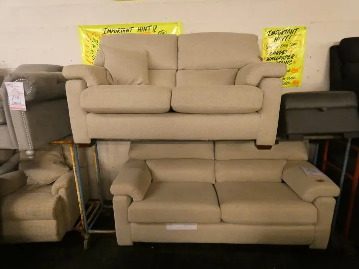 Sofa #14681 at Alec's clearance warehouse, Bolton