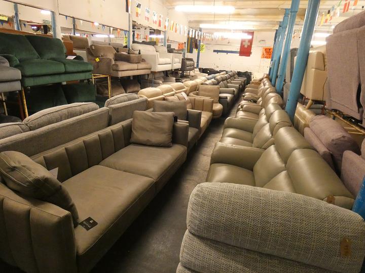 Sofa #14961 at Alec's clearance warehouse, Bolton