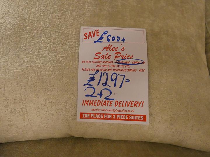Sofa #14921 at Alec's clearance warehouse, Bolton