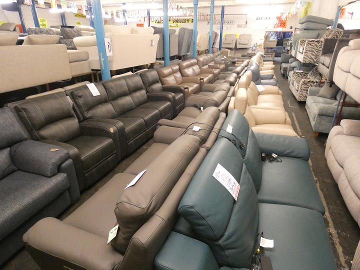 Sofa #14524 at Alec's clearance warehouse, Bolton