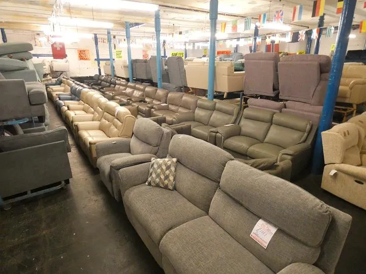 Sofa #14338 at Alec's clearance warehouse, Bolton