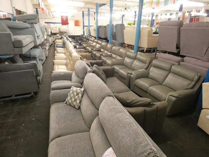 Sofa #14337 at Alec's clearance warehouse, Bolton