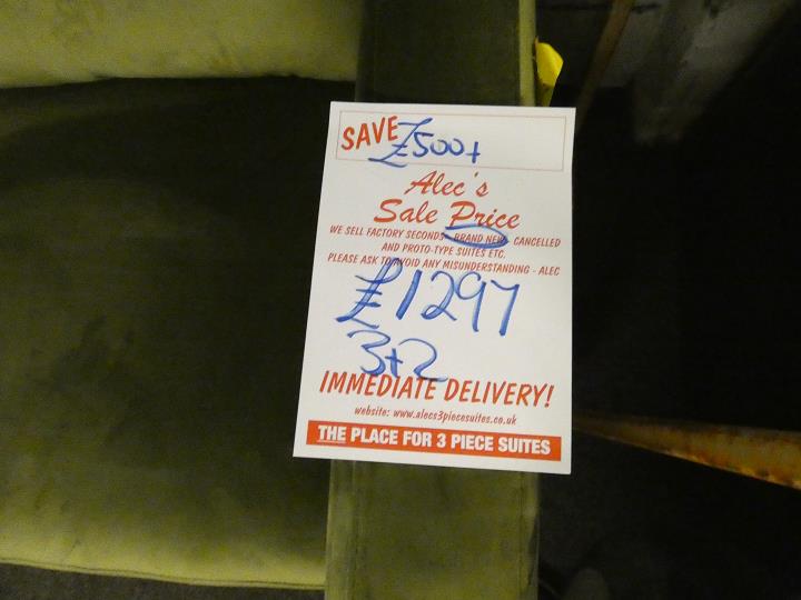Sofa #14477 at Alec's clearance warehouse, Bolton
