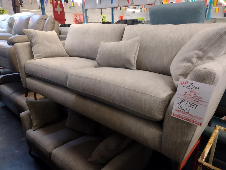 Sofa #12124 at Alec's clearance warehouse, Bolton