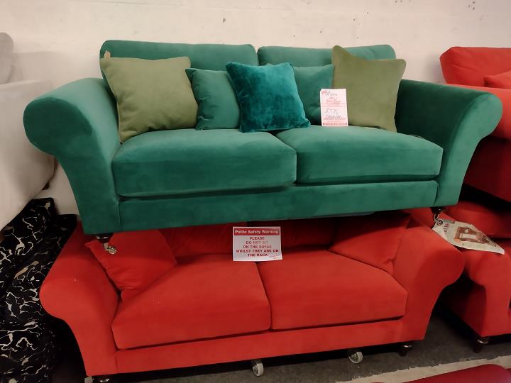 Sofa #12105 at Alec's clearance warehouse, Bolton
