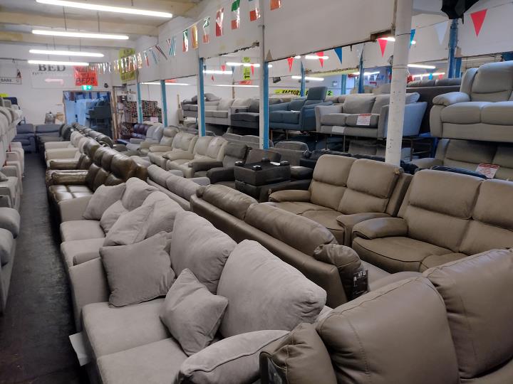 Sofa #12101 at Alec's clearance warehouse, Bolton