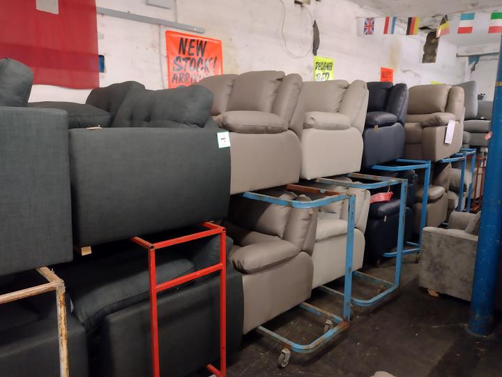 Sofa #12094 at Alec's clearance warehouse, Bolton
