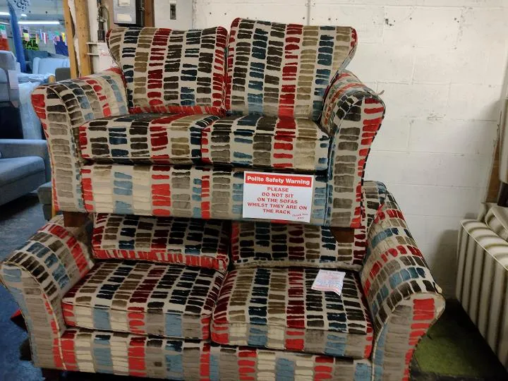 Sofa #11976 at Alec's clearance warehouse, Bolton