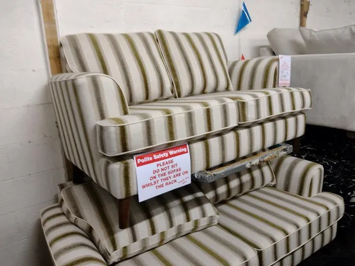 Sofa #11978 at Alec's clearance warehouse, Bolton