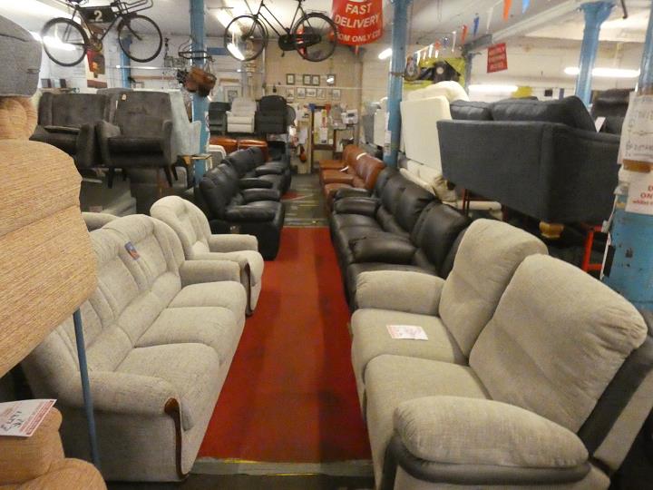 Sofa #16849 at Alec's clearance warehouse, Bolton