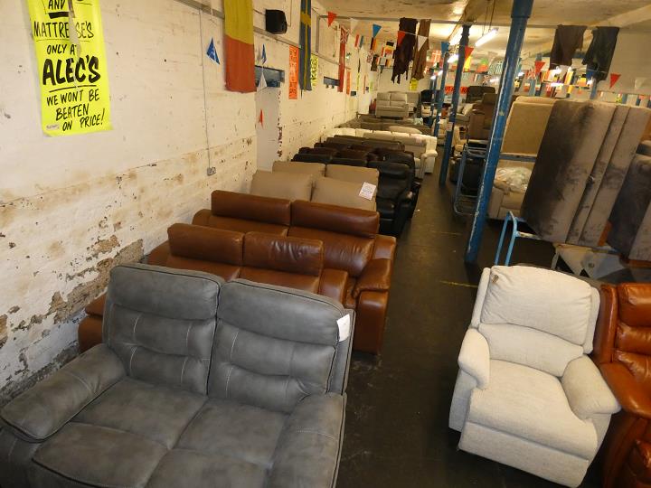 Sofa #17381 at Alec's clearance warehouse, Bolton