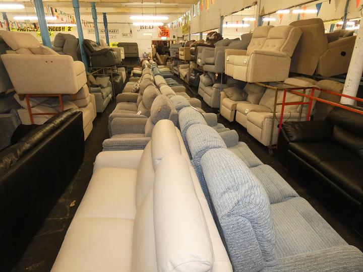 Sofa #17375 at Alec's clearance warehouse, Bolton