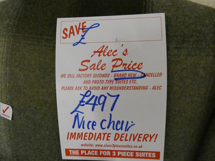 Sofa #15306 at Alec's clearance warehouse, Bolton