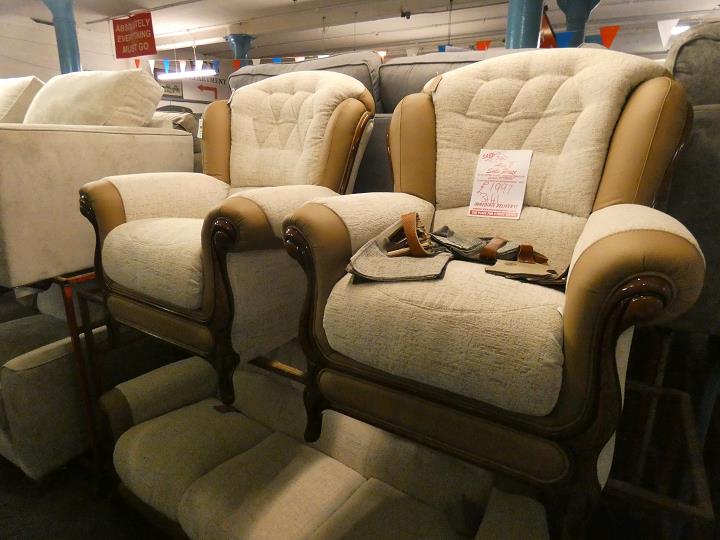 Sofa #15539 at Alec's clearance warehouse, Bolton