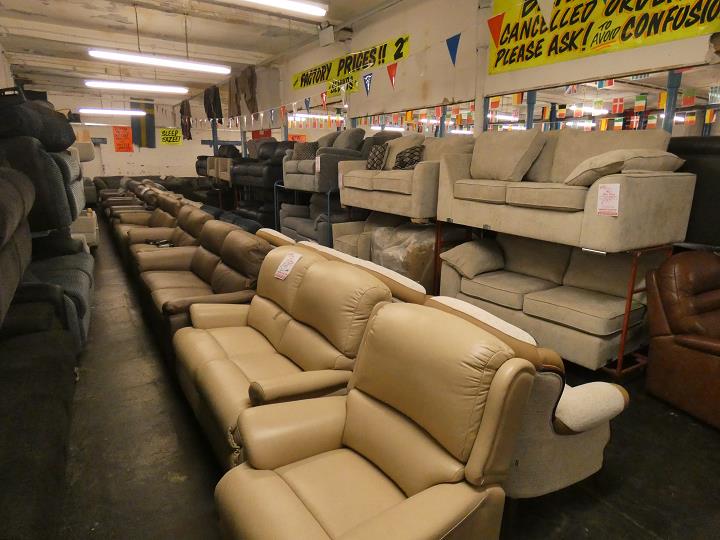 Sofa #16716 at Alec's clearance warehouse, Bolton