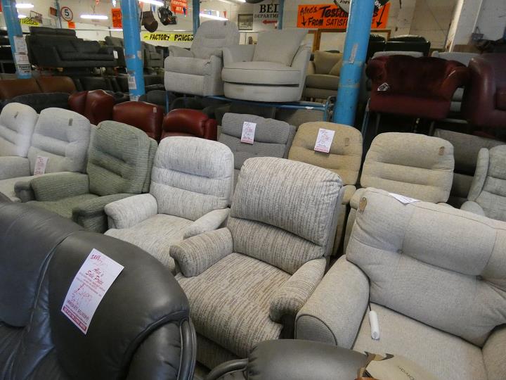 Sofa #16682 at Alec's clearance warehouse, Bolton