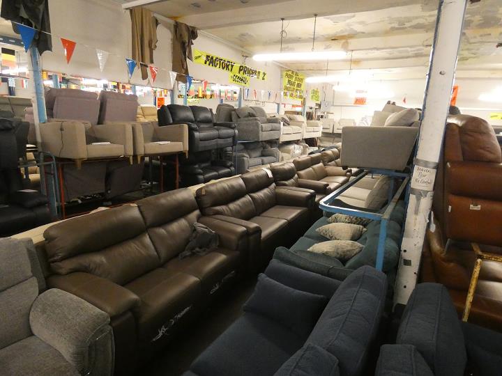 Sofa #16630 at Alec's clearance warehouse, Bolton