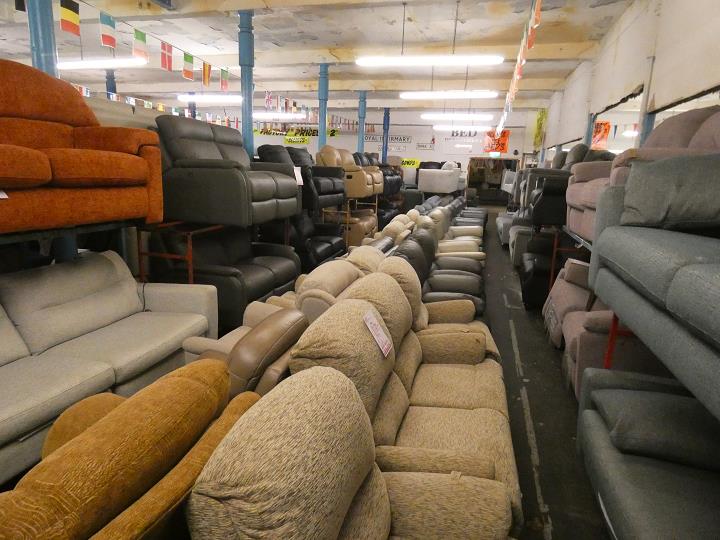 Sofa #16634 at Alec's clearance warehouse, Bolton
