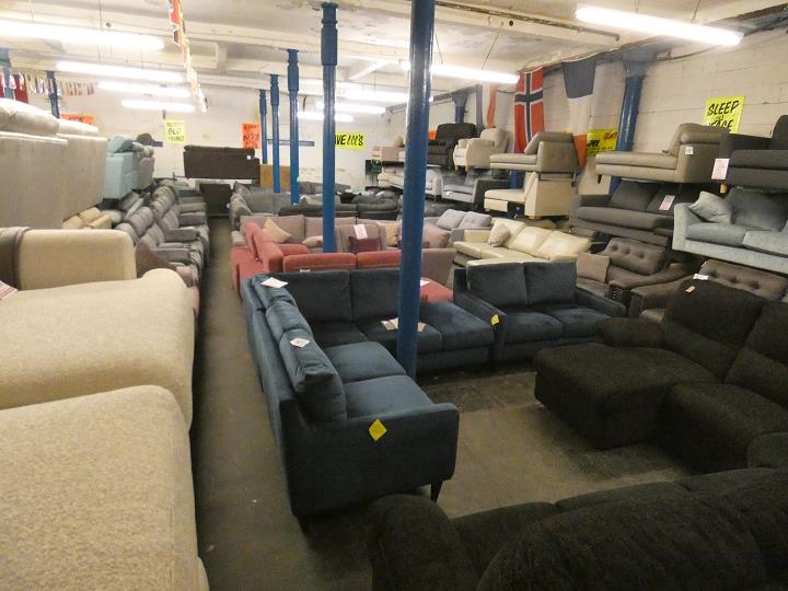 Sofa #16001 at Alec's clearance warehouse, Bolton