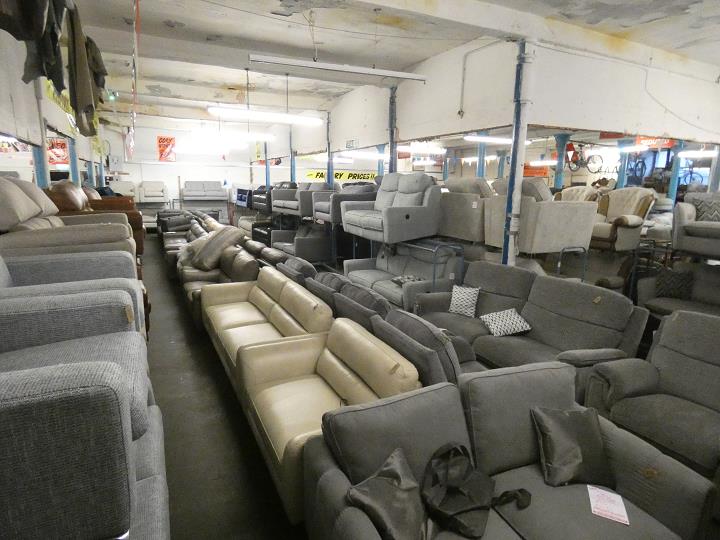 Sofa #15929 at Alec's clearance warehouse, Bolton
