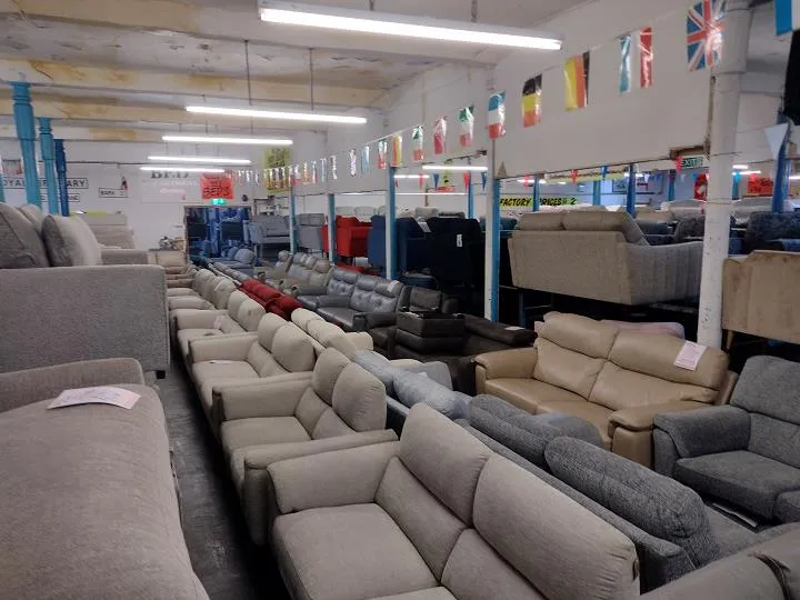 Sofa #12561 at Alec's clearance warehouse, Bolton