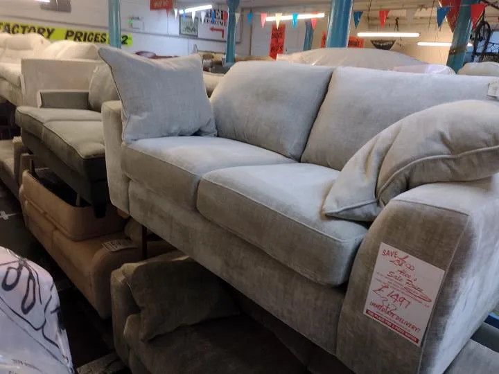 Sofa #12551 at Alec's clearance warehouse, Bolton