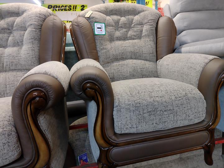 Sofa #12460 at Alec's clearance warehouse, Bolton