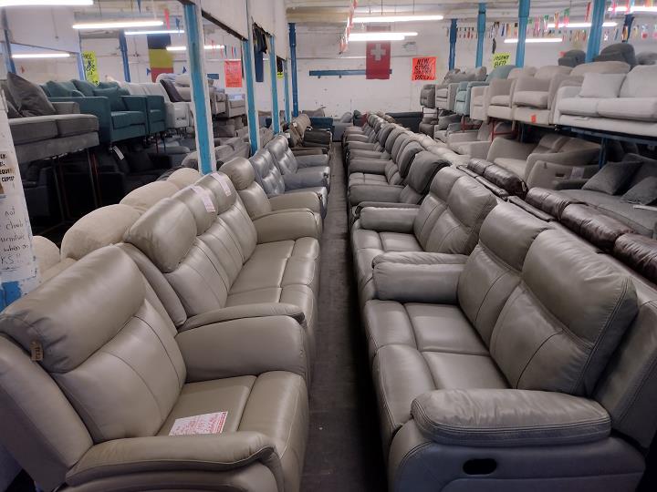 Sofa #12339 at Alec's clearance warehouse, Bolton