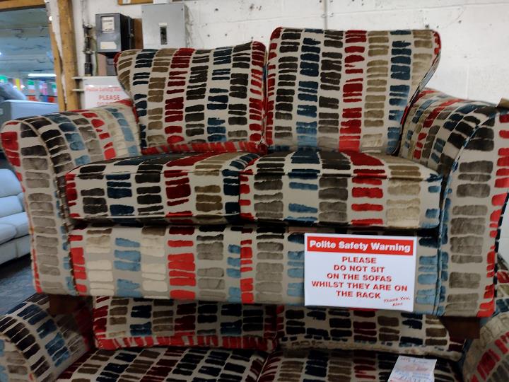 Sofa #12340 at Alec's clearance warehouse, Bolton