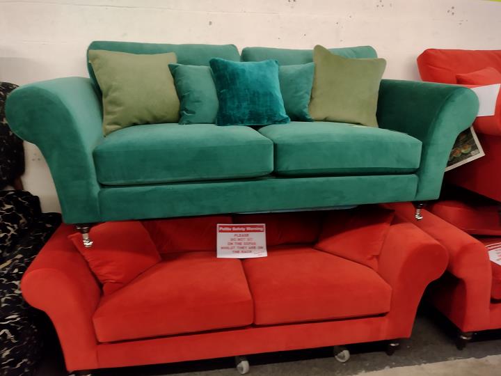 Sofa #12335 at Alec's clearance warehouse, Bolton