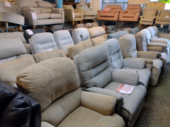 Sofa #12331 at Alec's clearance warehouse, Bolton