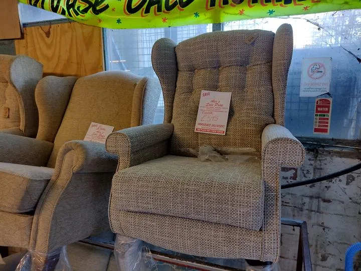Sofa #12224 at Alec's clearance warehouse, Bolton