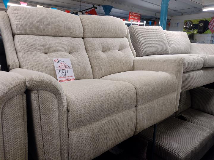 Sofa #12313 at Alec's clearance warehouse, Bolton
