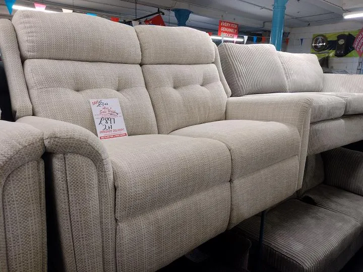 Sofa #12221 at Alec's clearance warehouse, Bolton