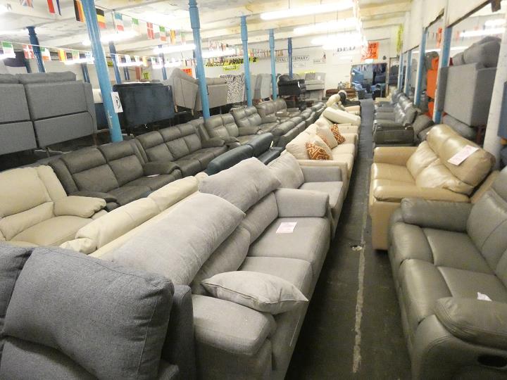 Sofa #13357 at Alec's clearance warehouse, Bolton